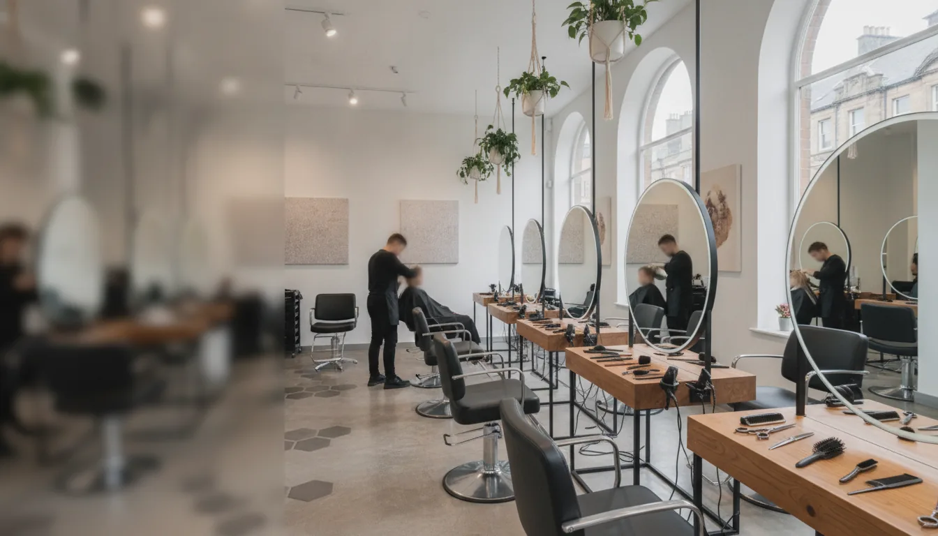 Hairdresser SEO Glasgow — Glasgow hair salon interior